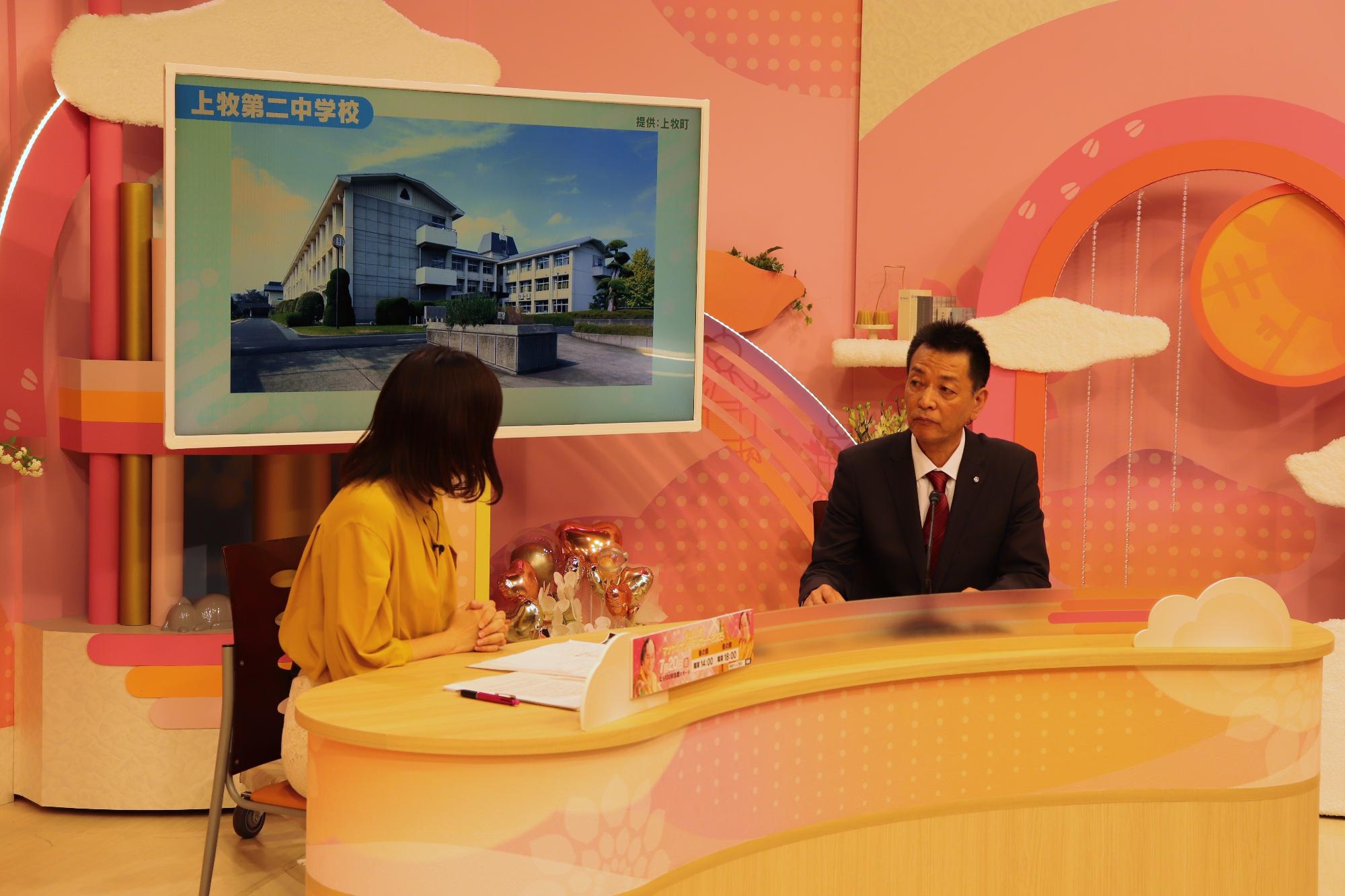 奈良テレビ「ゆうドキッ!」に出演の様子