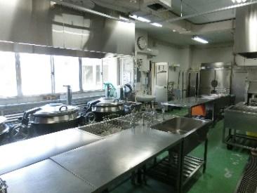 園児たちの給食を作っている部屋の写真